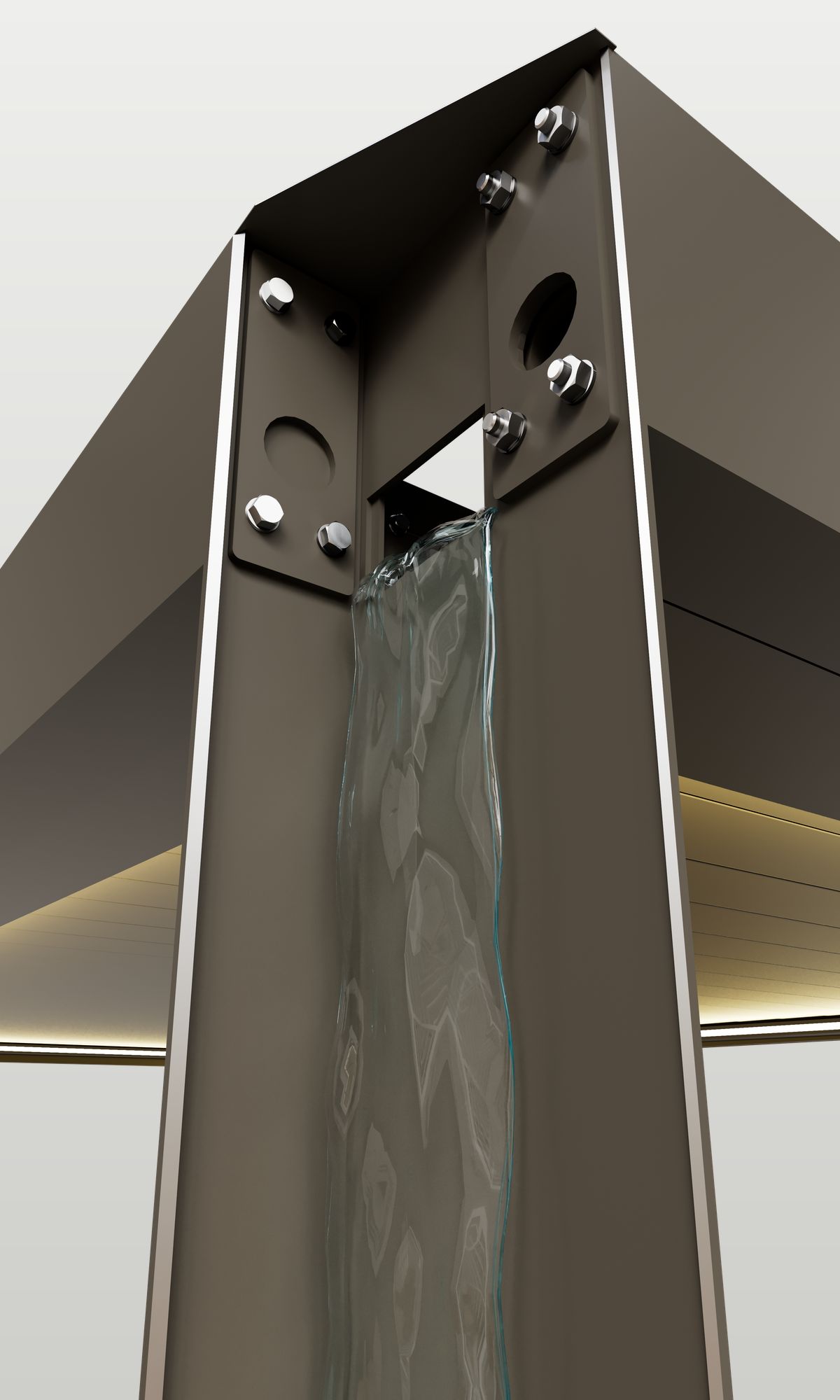 Concealed Column Drainage