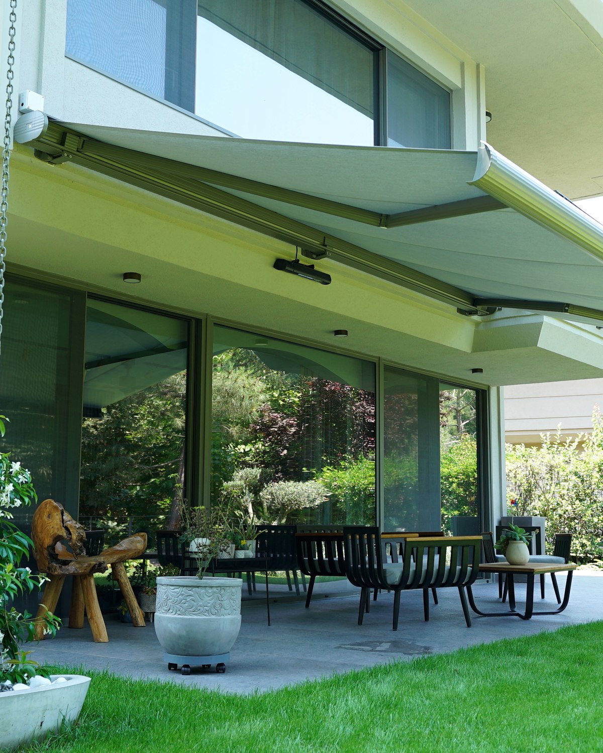 Yenidostlar Residence pergola installation, Sarıyer, İstanbul