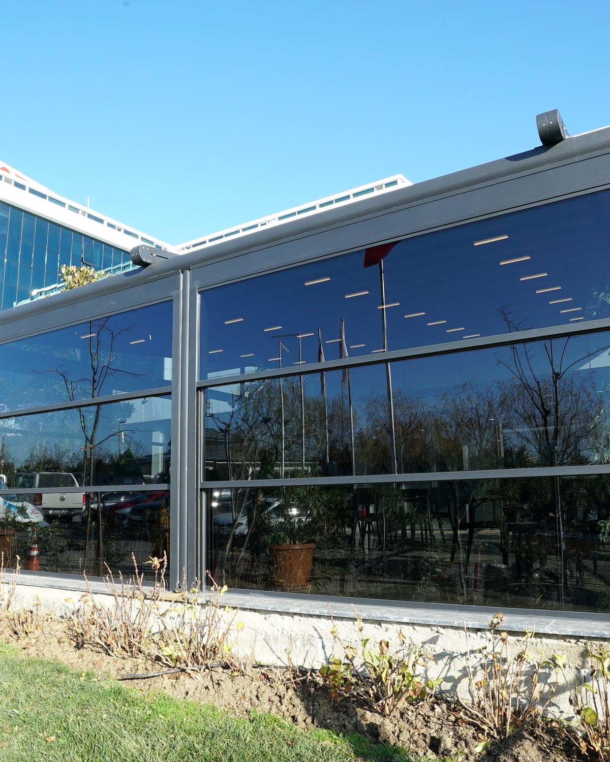 Terrace Restaurant pergola installation, Bahçelievler, İstanbul