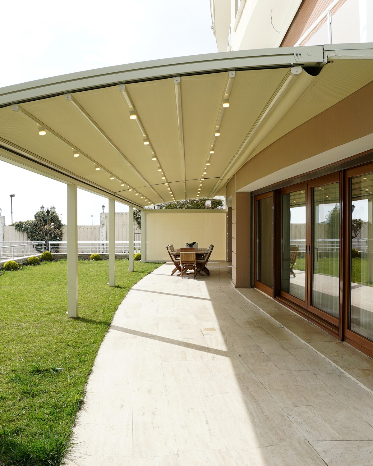 Villa Terrace pergola installation, Büyükçekmece, İstanbul