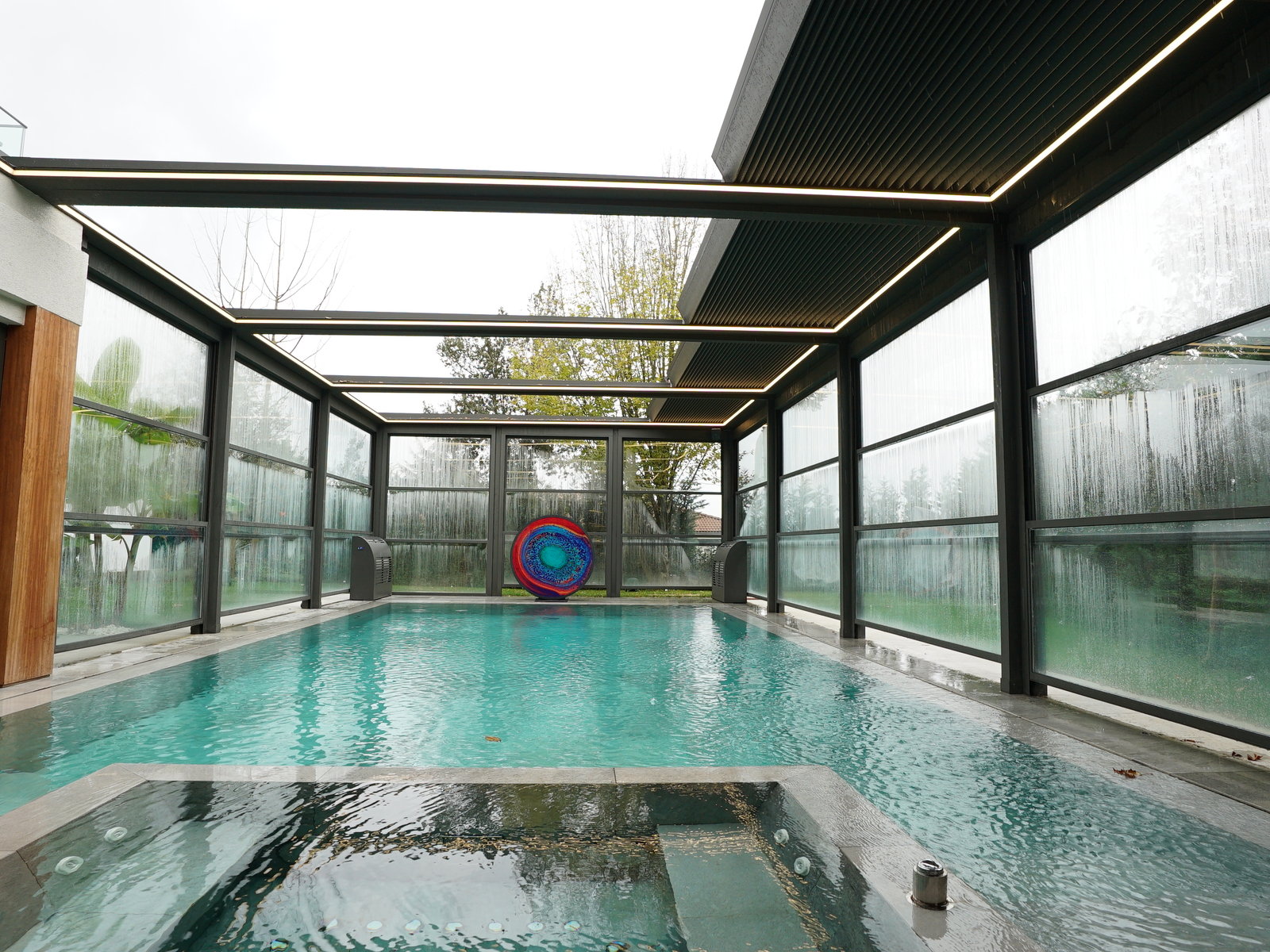 Kemer Country Poolside pergola installation, Eyüpsultan, İstanbul